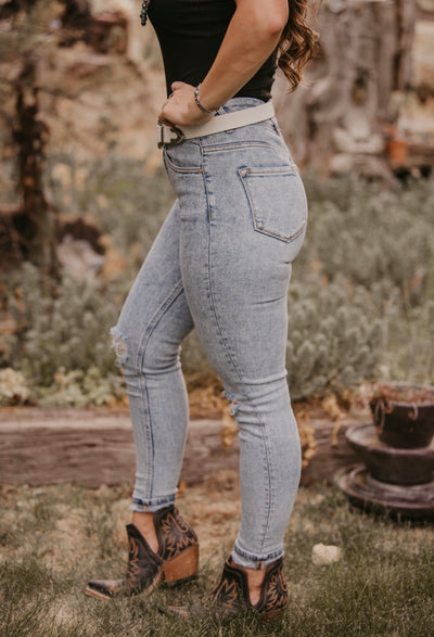 Tiffany Acid Wash Skinny Jeans