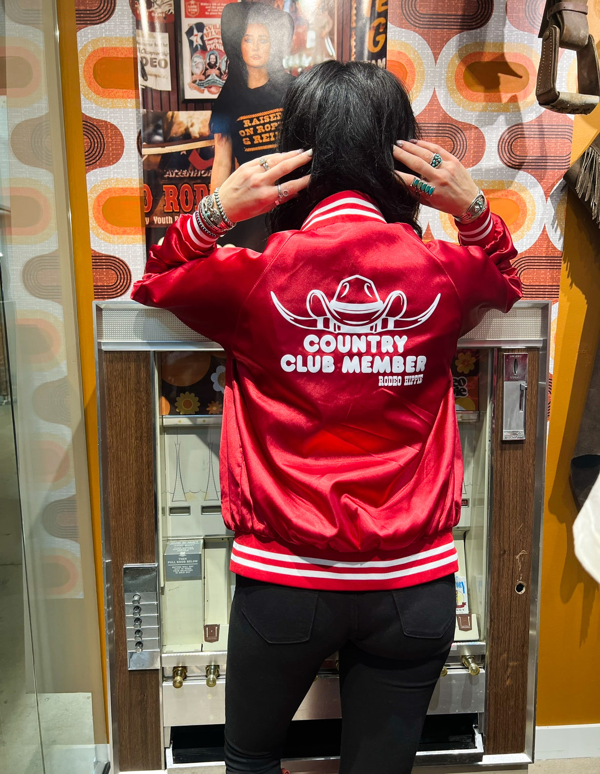 Country Club Member Satin Sports Jacket
