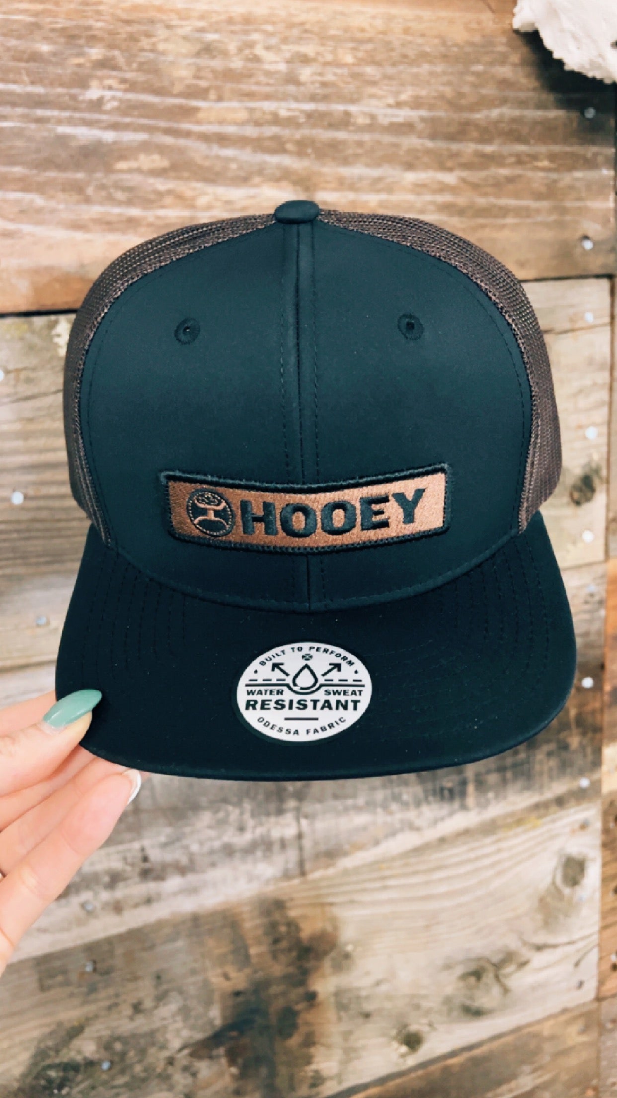 The Lockup Hooey Trucker Hat - Black & Brown