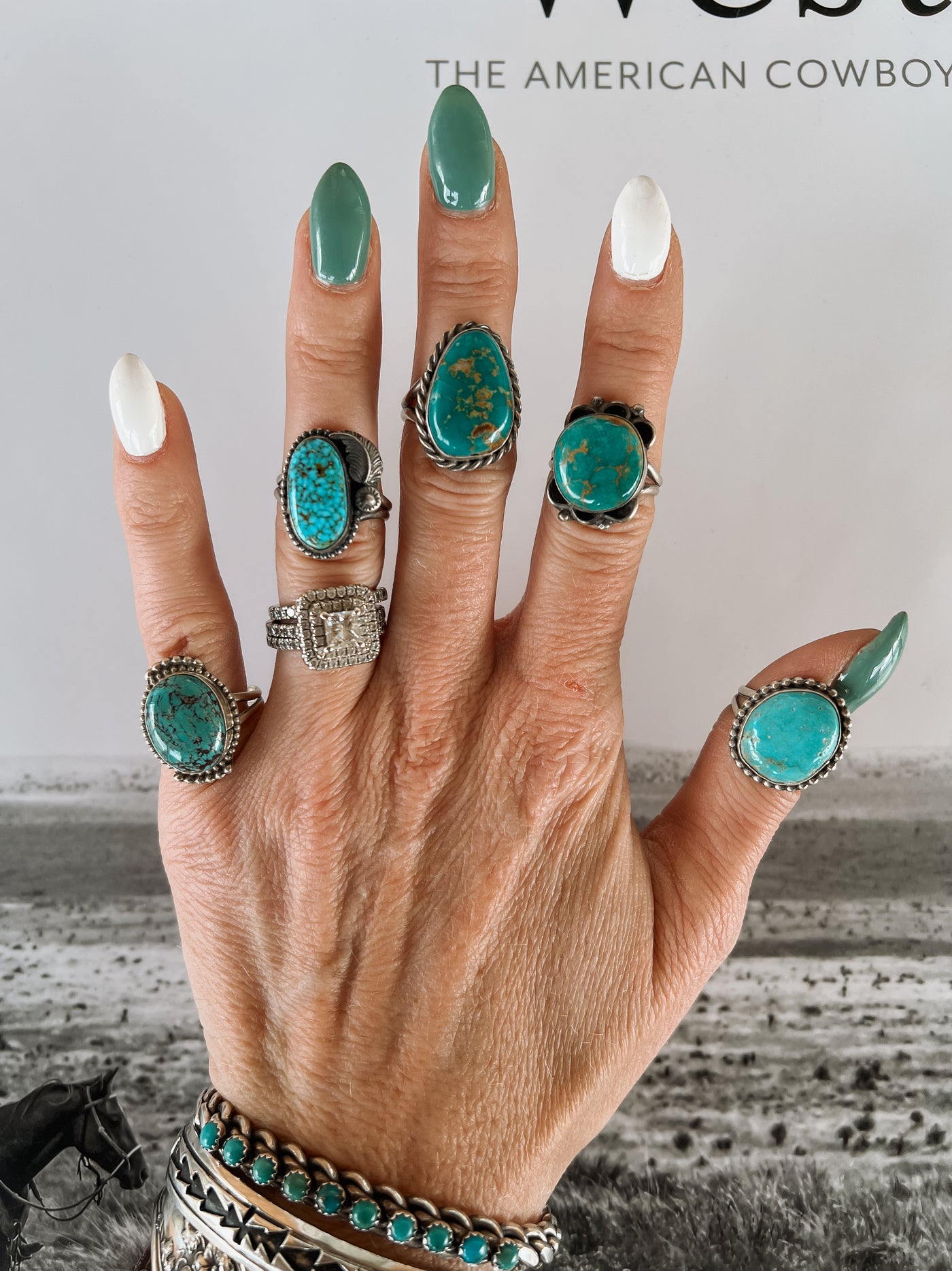 Turquoise Ring - Size 7.5