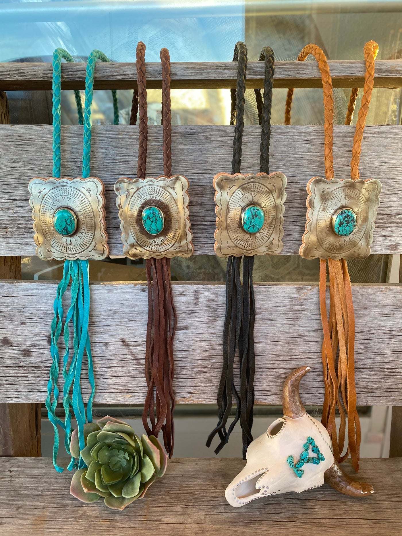 The Outlaw Bolo Necklace - Turquoise