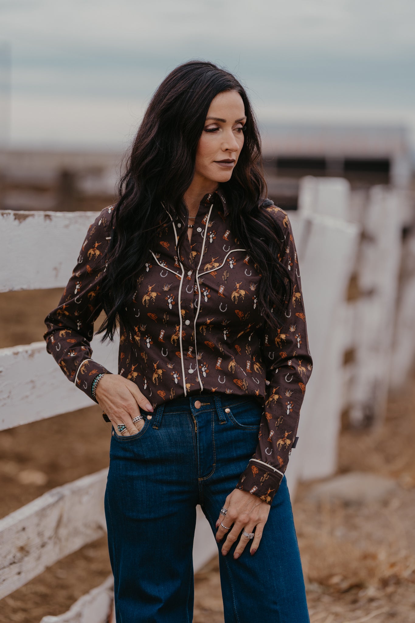 Giddy Up Pearl Snap Top