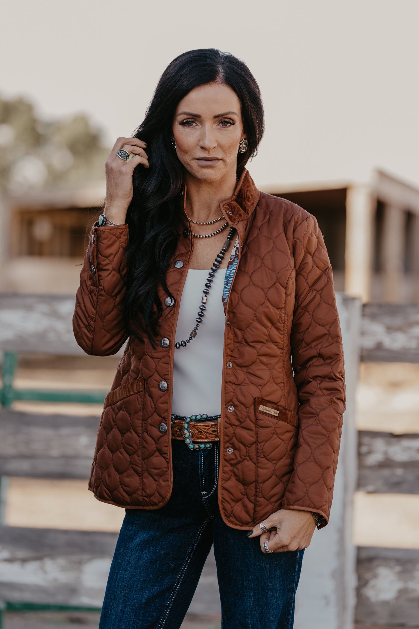 Creede Quilted Jacket - Copper