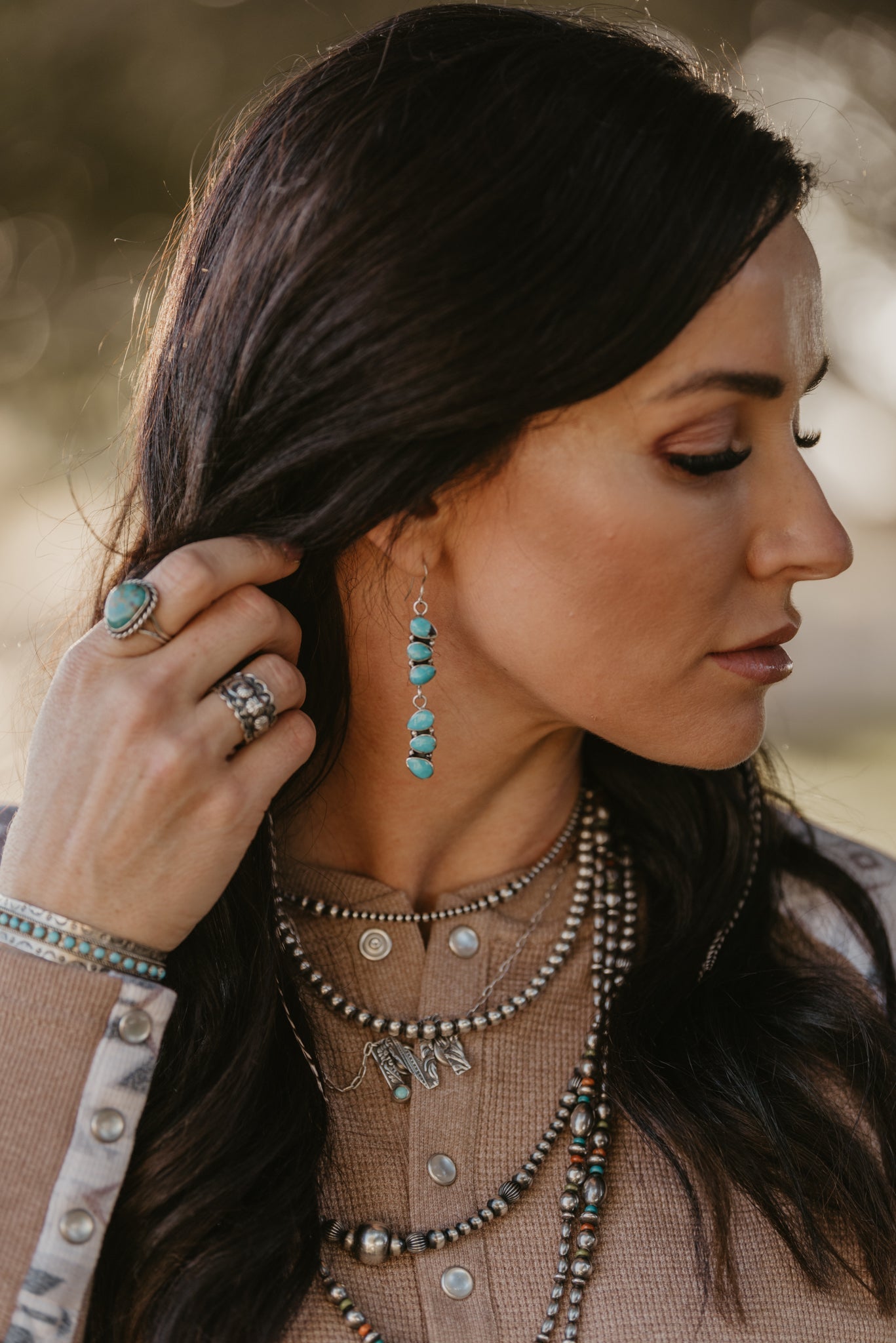 The Colter Turquoise Earrings