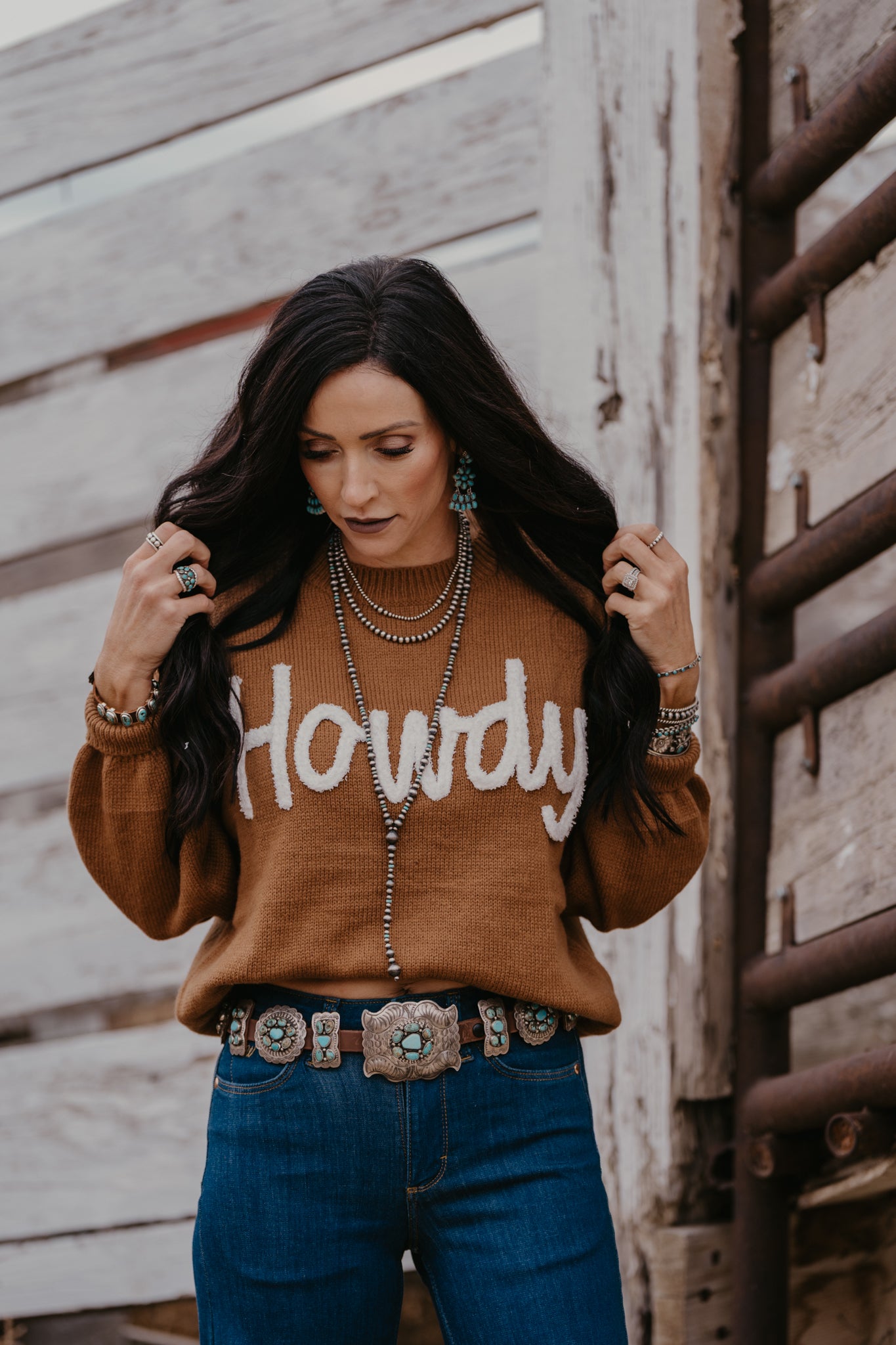 Marilyn Turquoise Concho Belt