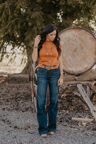 Cloud Basic Tee - Saddle