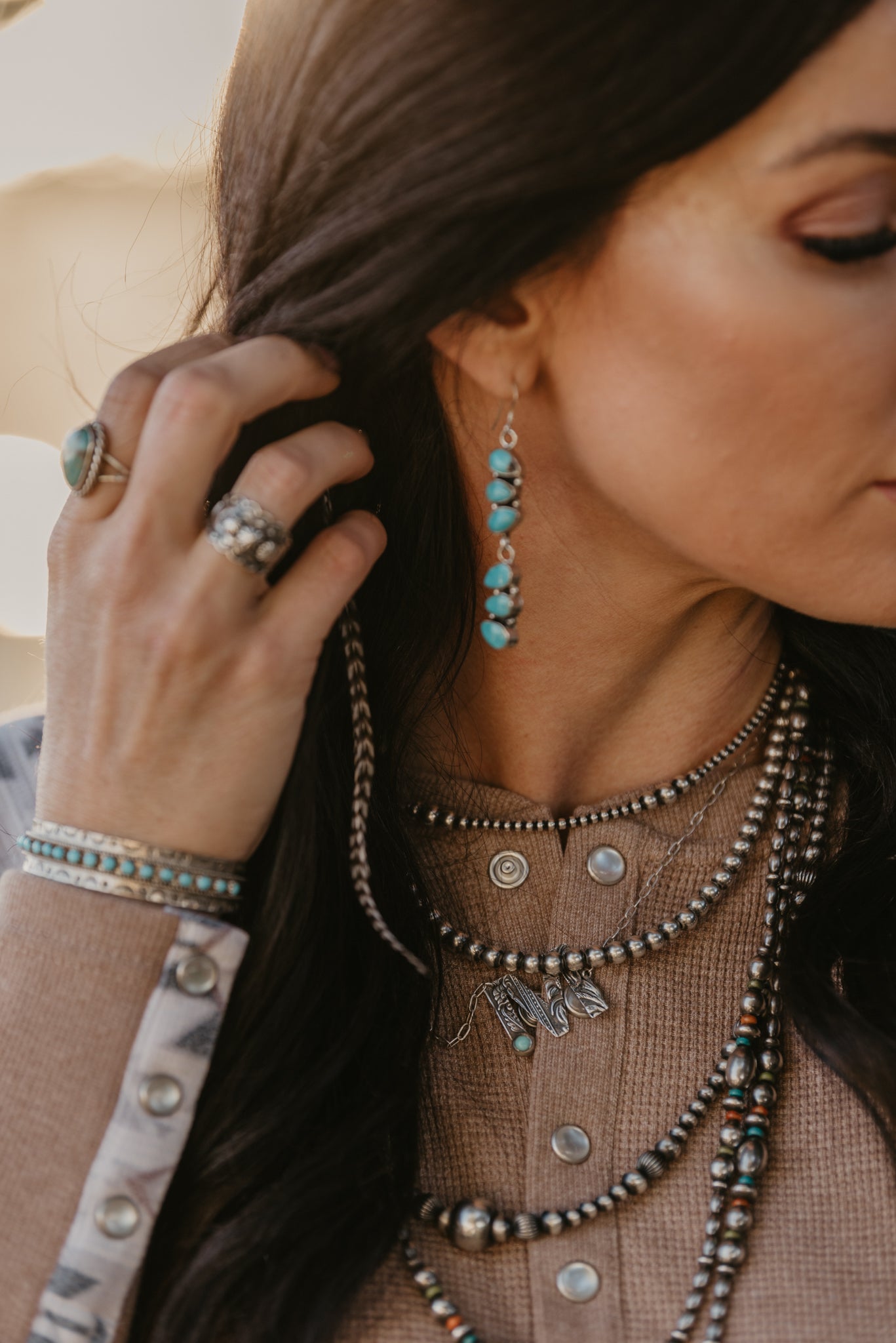 The Colter Turquoise Earrings