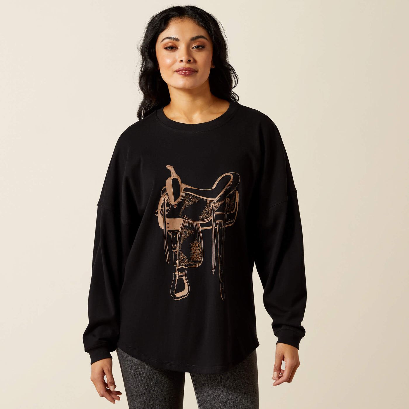Saddle Queen Oversized Sweatshirt by Ariat