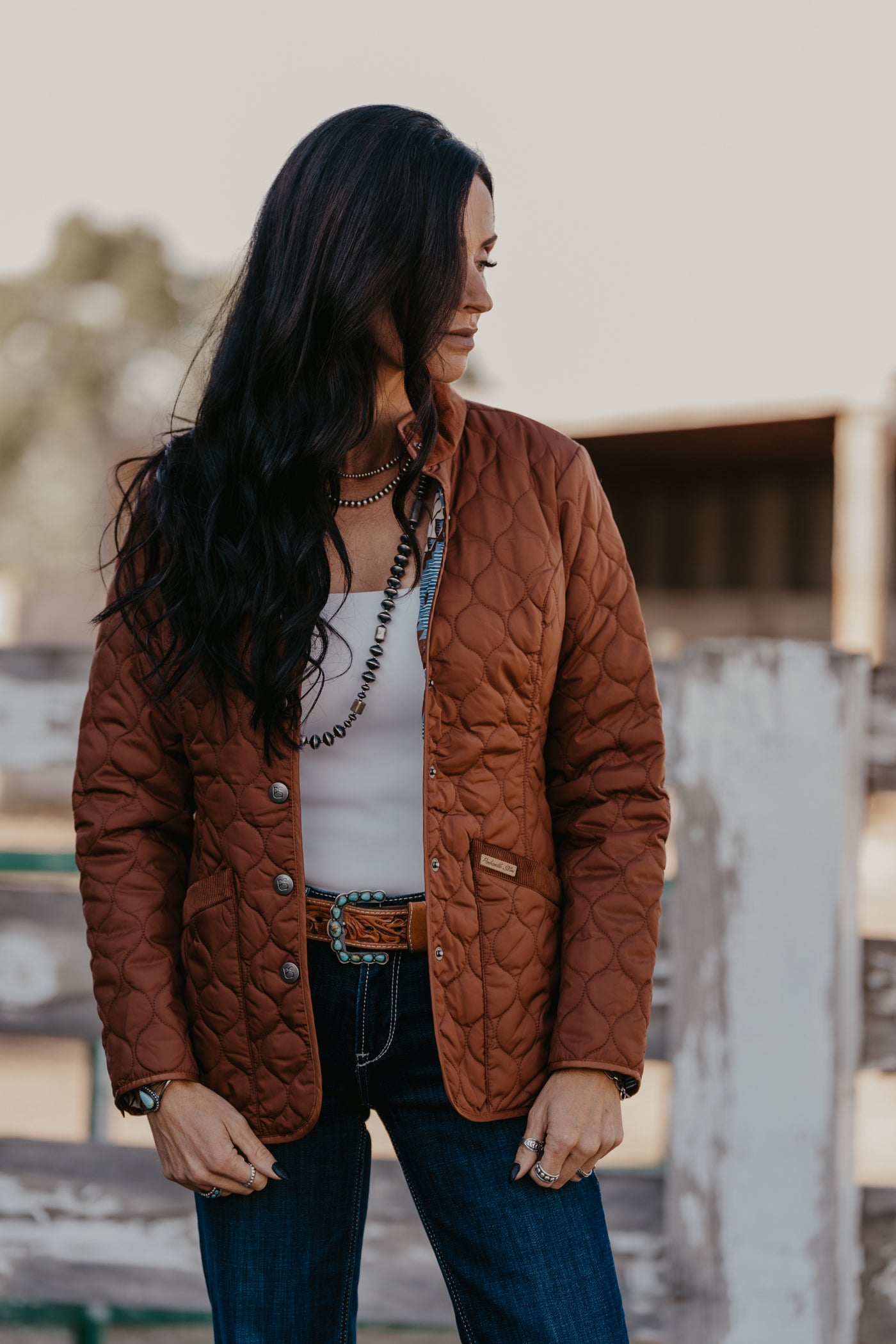 Creede Quilted Jacket - Copper