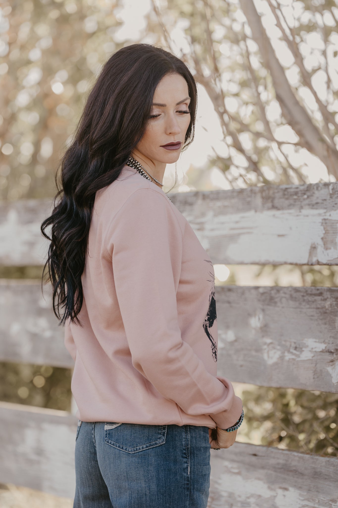 Misty Rose Sweatshirt