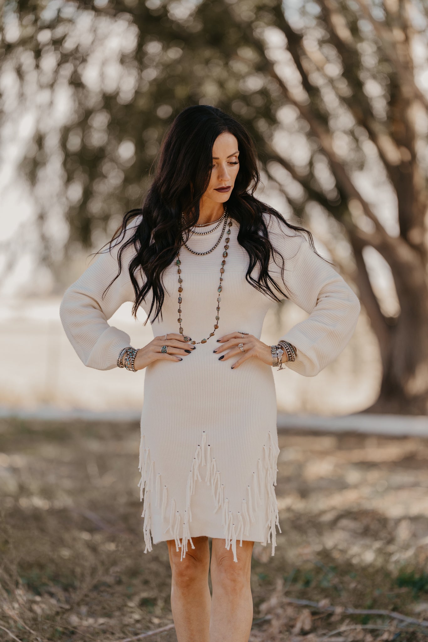 Holly Sweater Dress - Off White