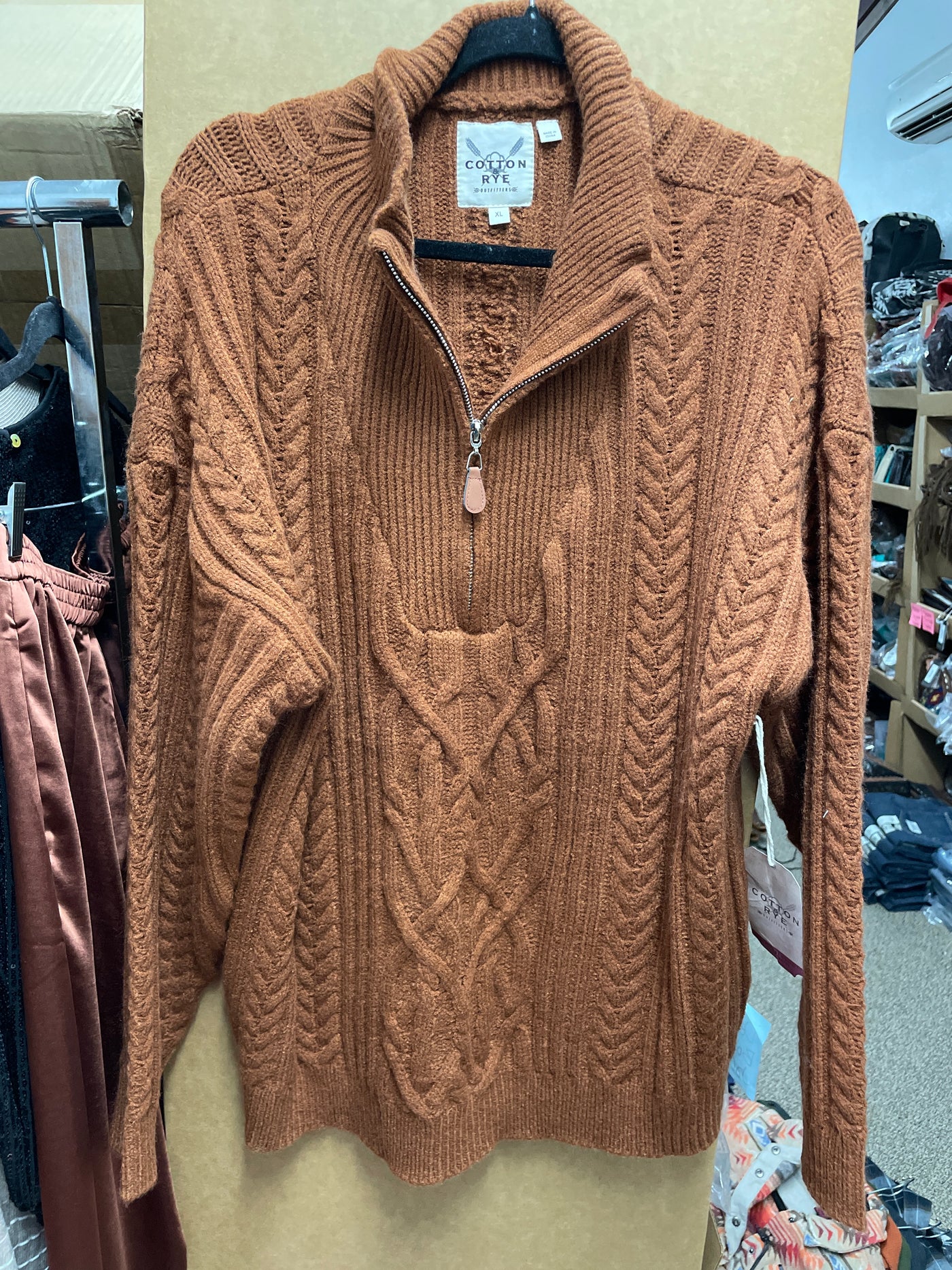 The Oreana Knit Pullover - Rust