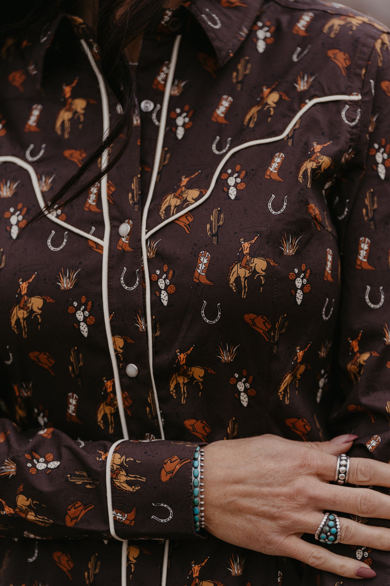 Giddy Up Pearl Snap Top