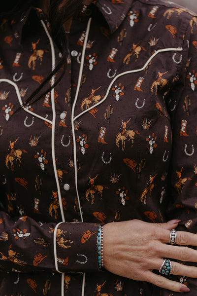 Giddy Up Pearl Snap Top