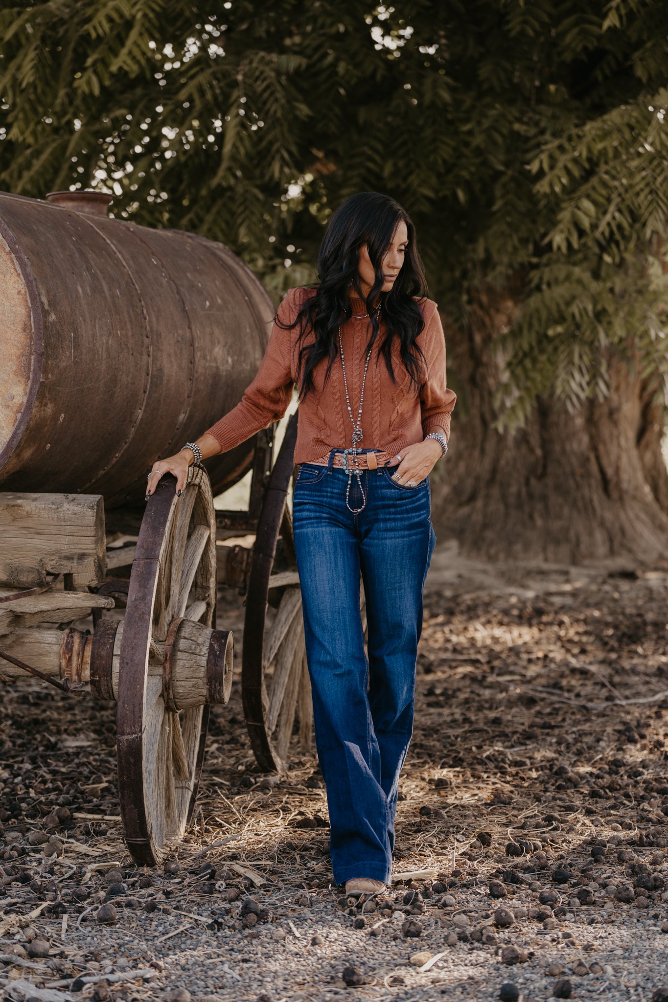 Benke Cable Knit Sweater