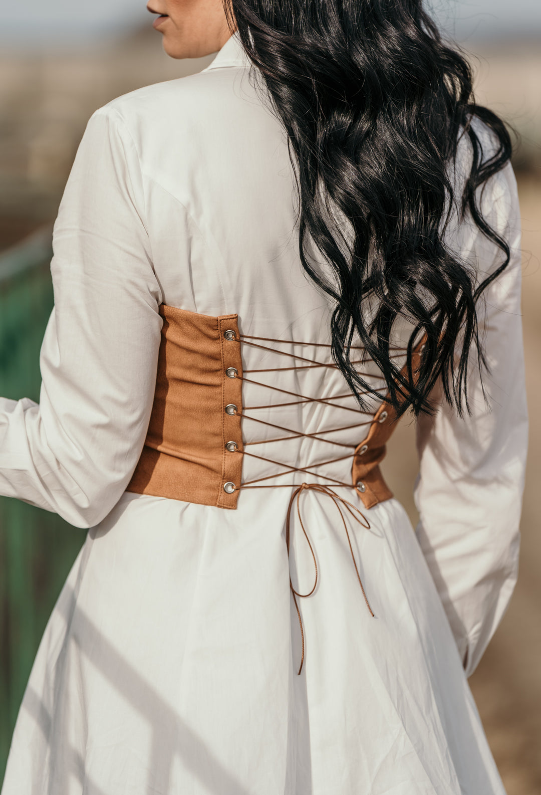 Cowgirl Stitched Corset Top