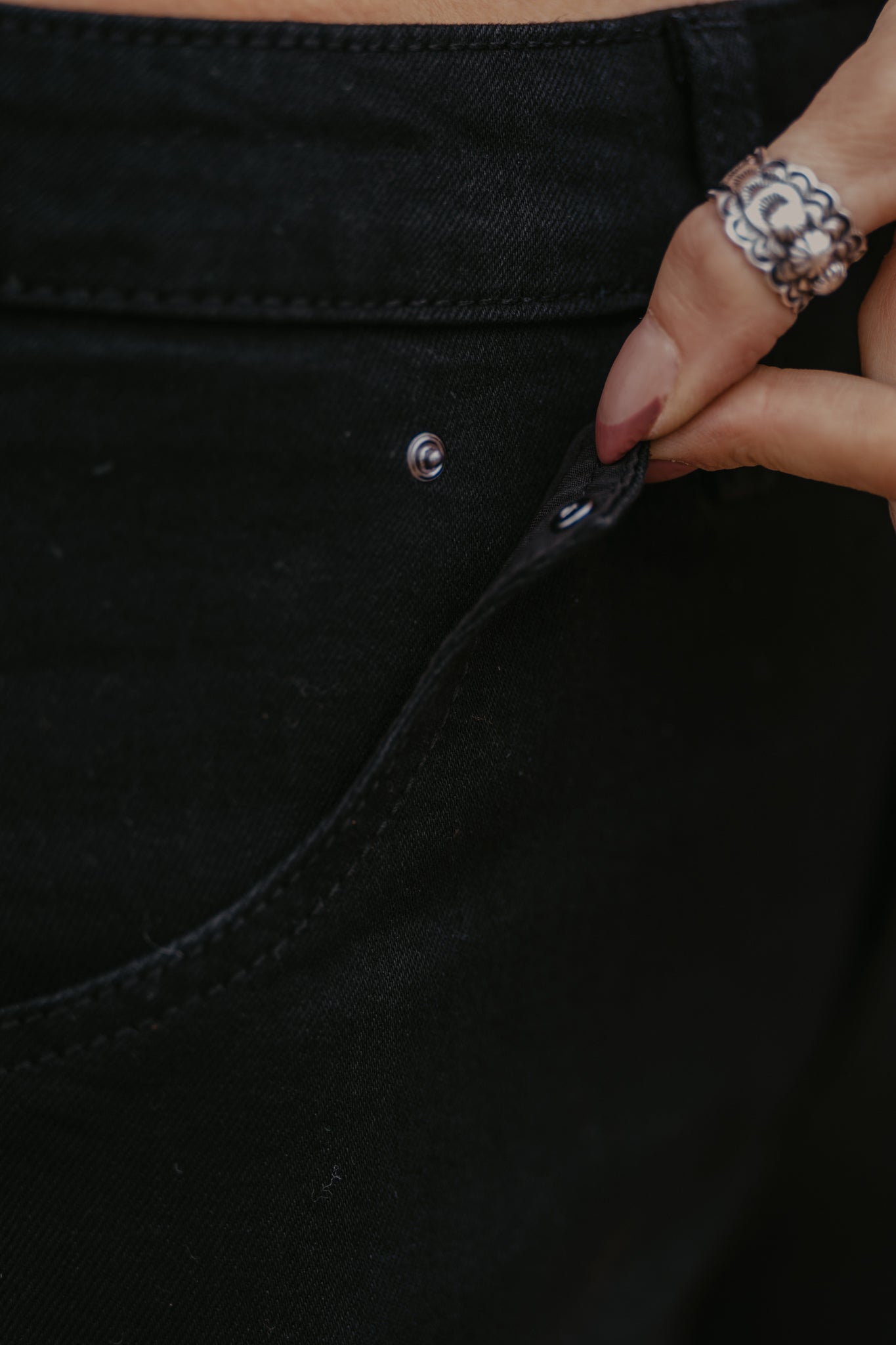 Black Betty Denim Trousers