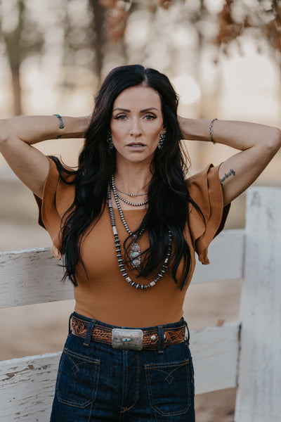 The Jennings Body Suit - Caramel