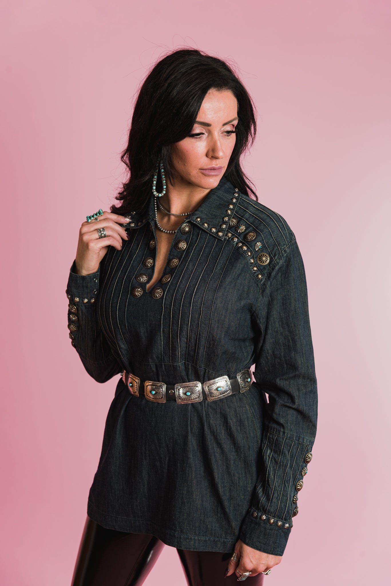 The Spencer Concho Tunic