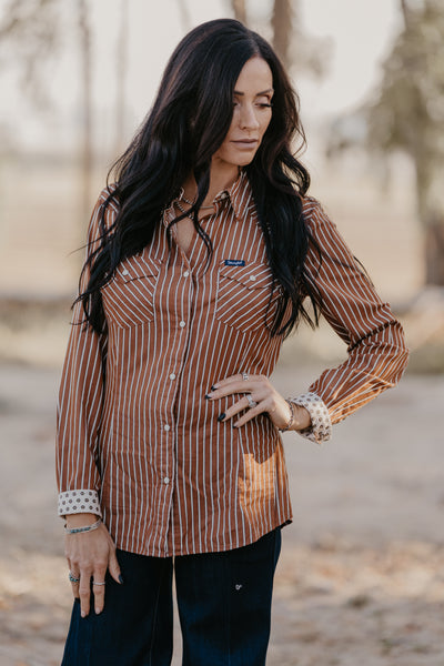 Ridley Pearl Snap Top