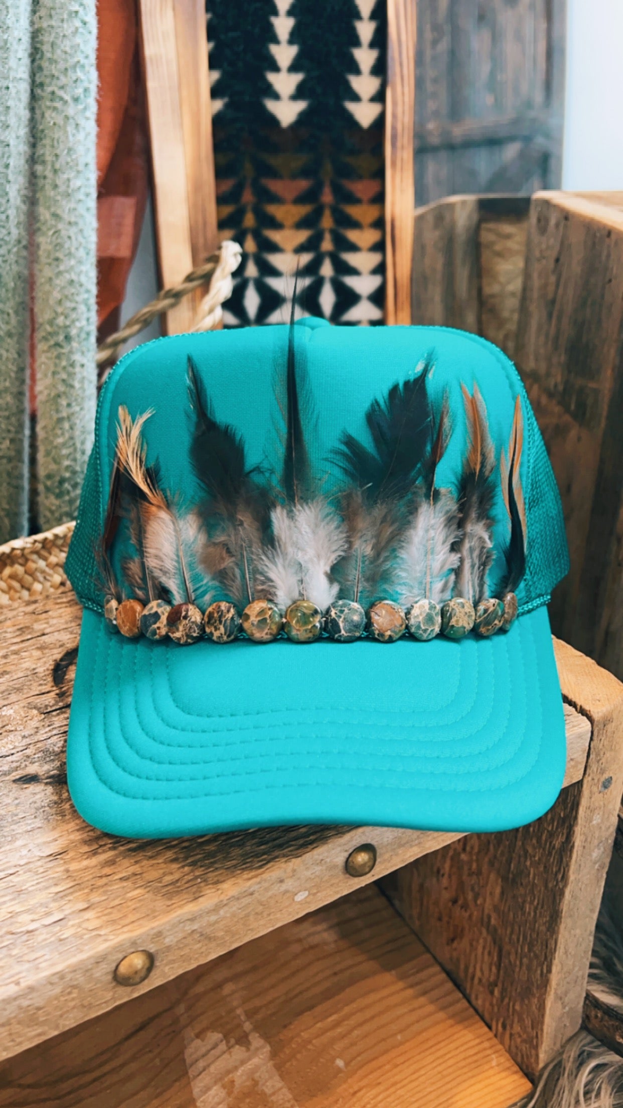 Prineville Trucker Hat - Turquoise
