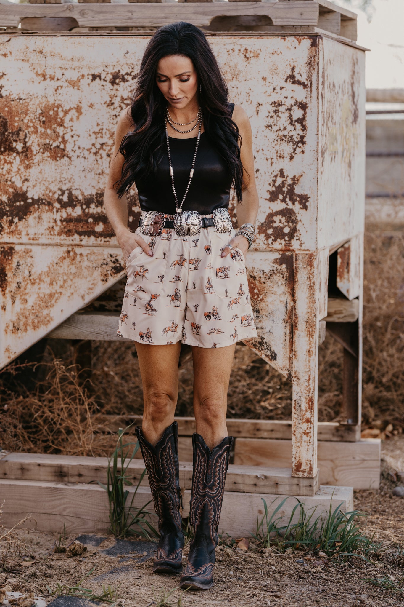 Western Things Shorts