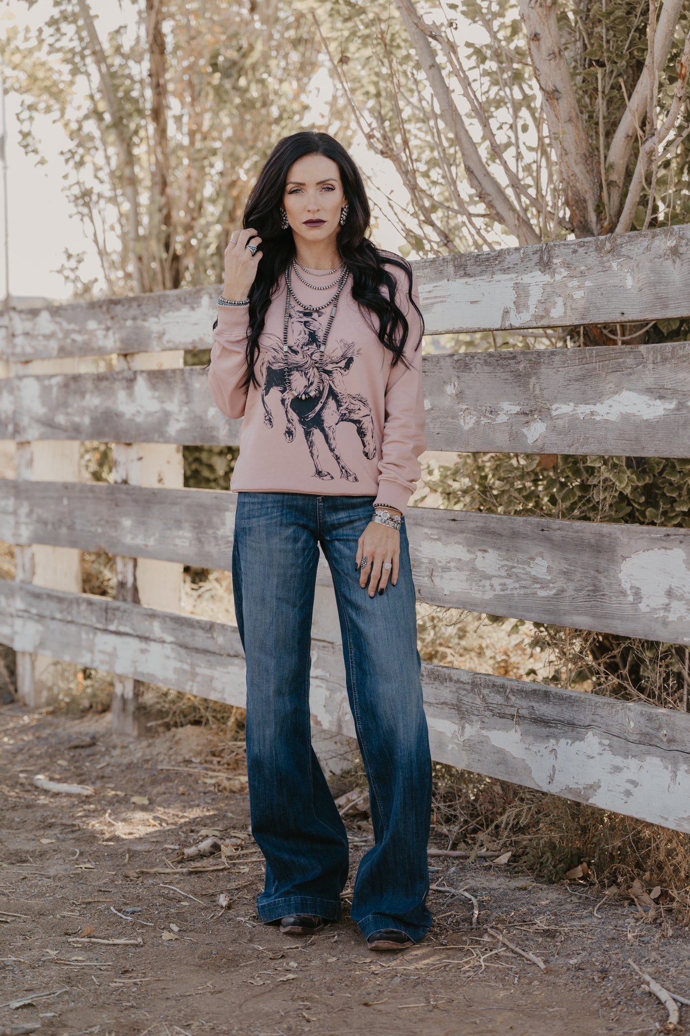Misty Rose Sweatshirt