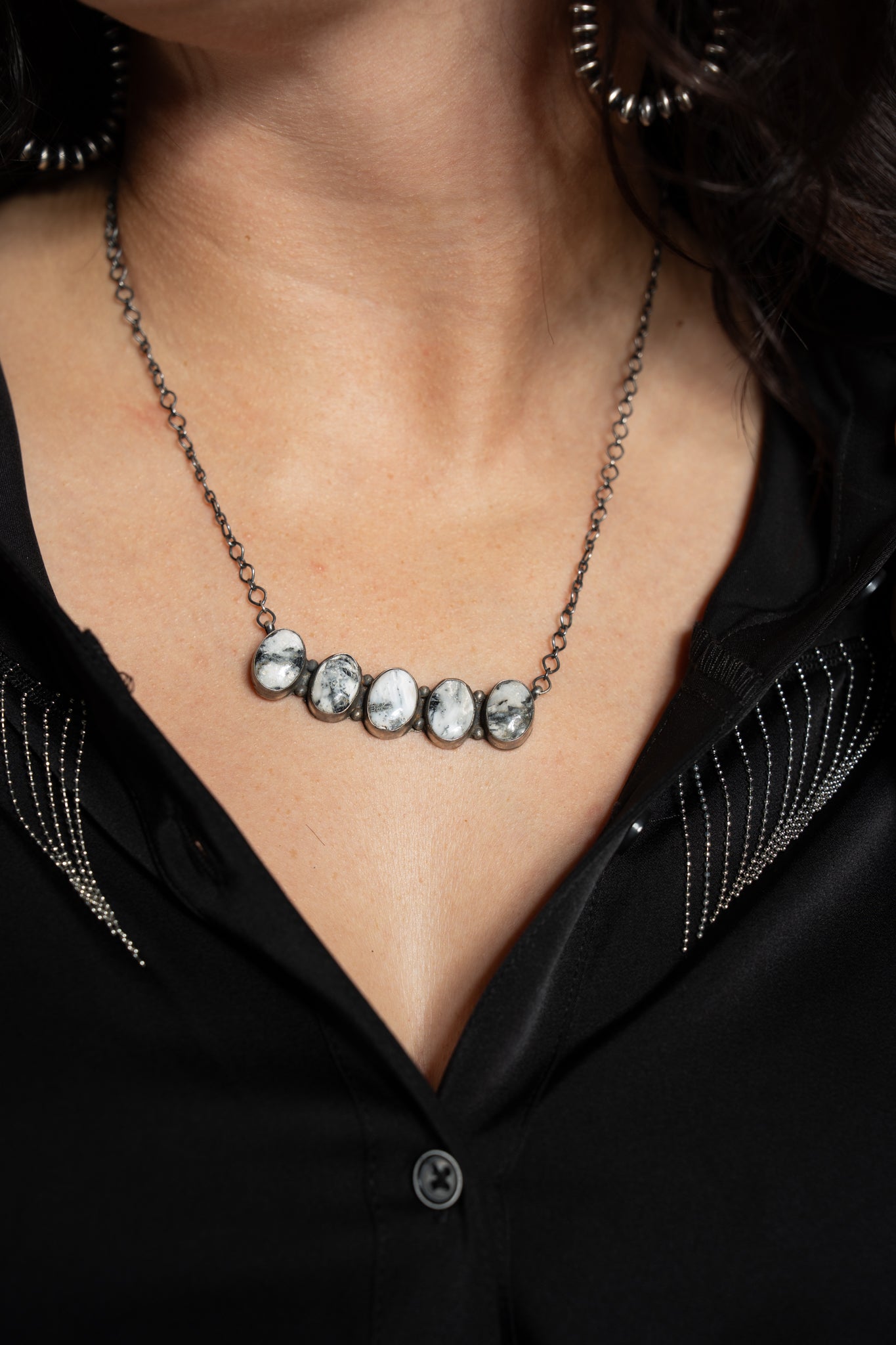 Whitney White Buffalo Necklace