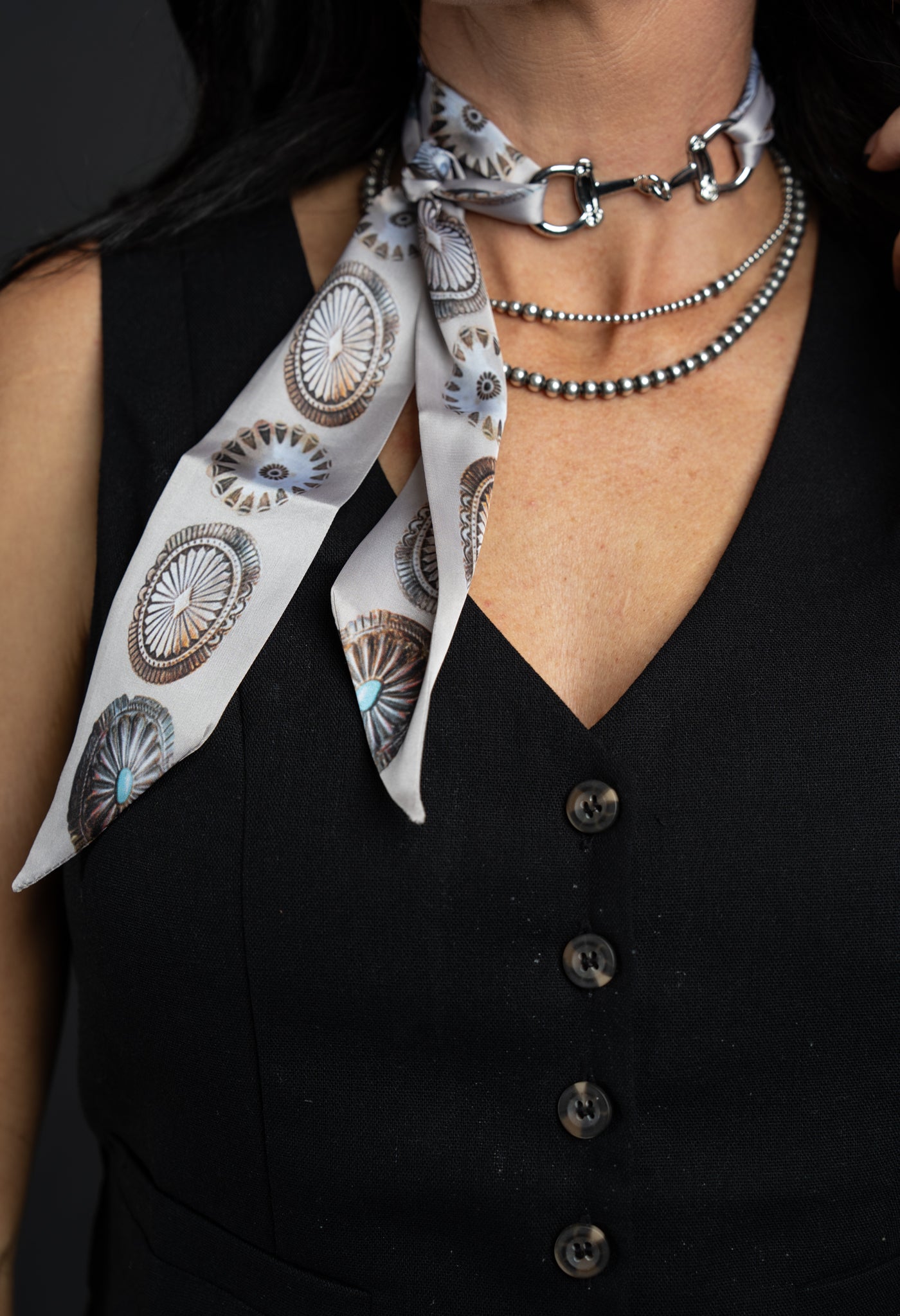 Silver Snaffle Bit Accessory