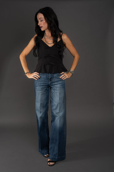 Black Bow Affair Top