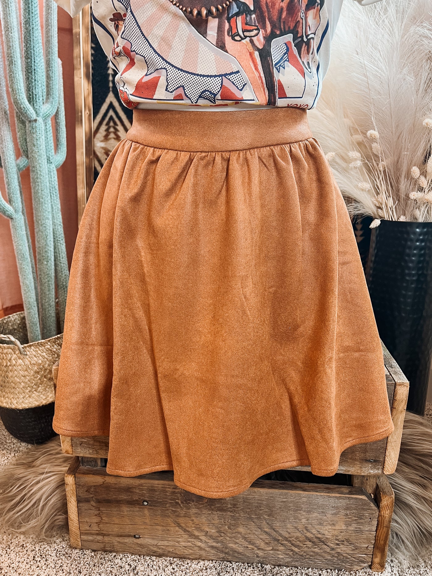 The Florence Skirt - Camel