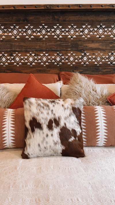 Cowhide Pillow Cover - Opt. 1