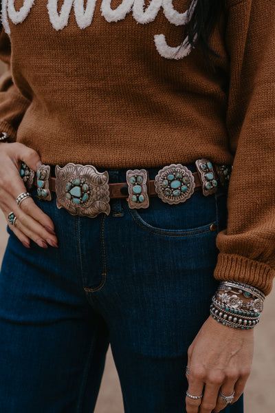 Marilyn Turquoise Concho Belt