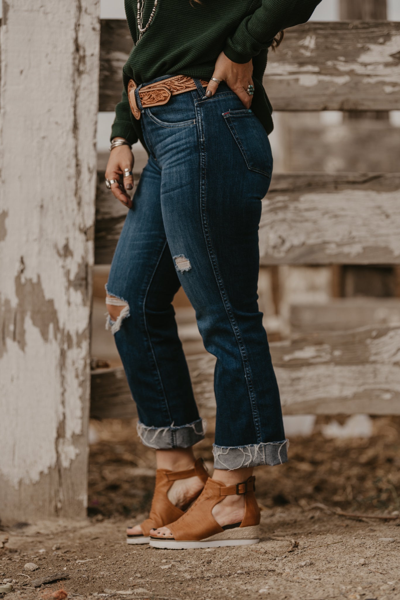 Caroly Flare Crop Jeans by Ariat