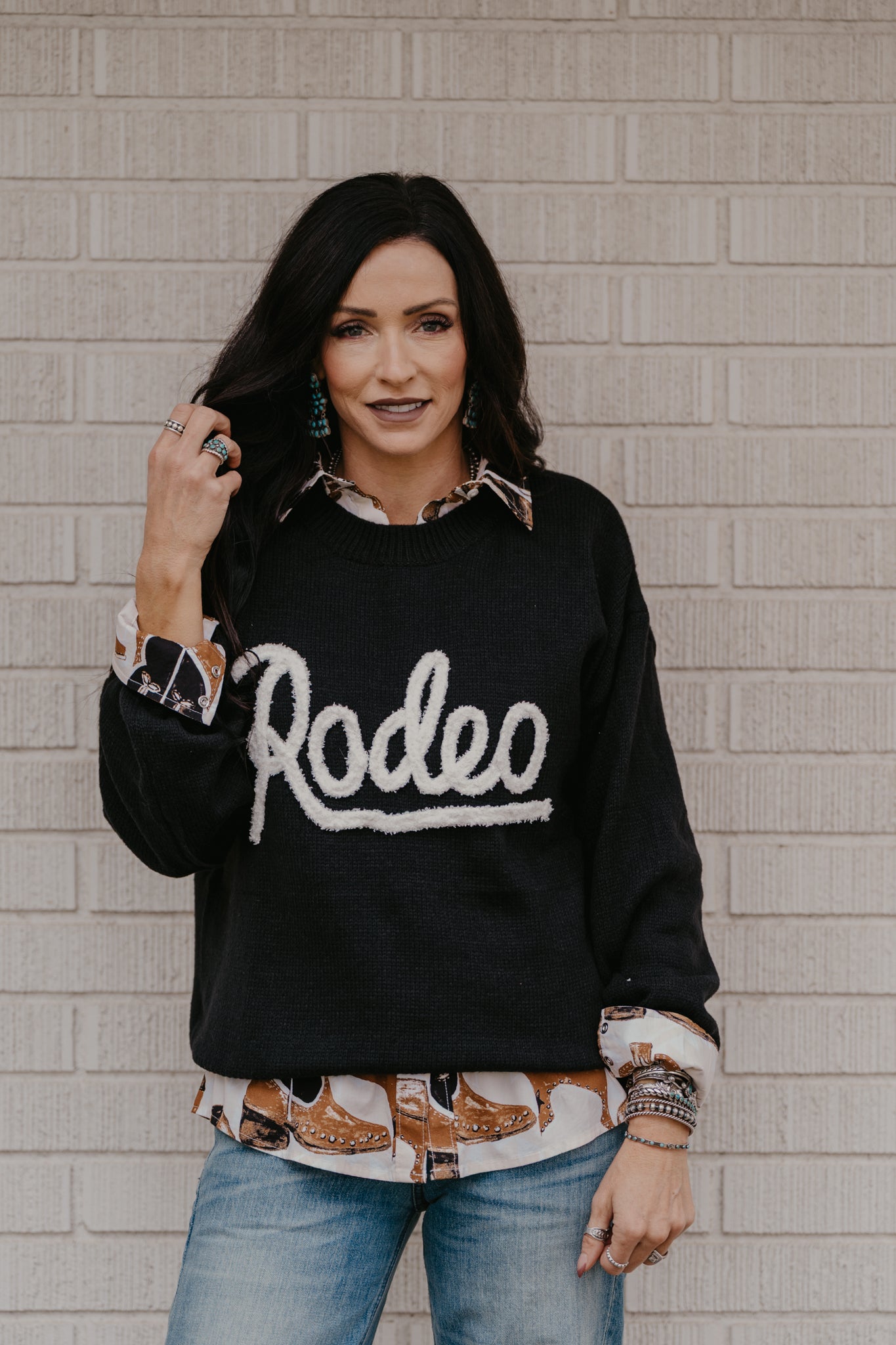 Head Over Boots Pearl Snap Blouse