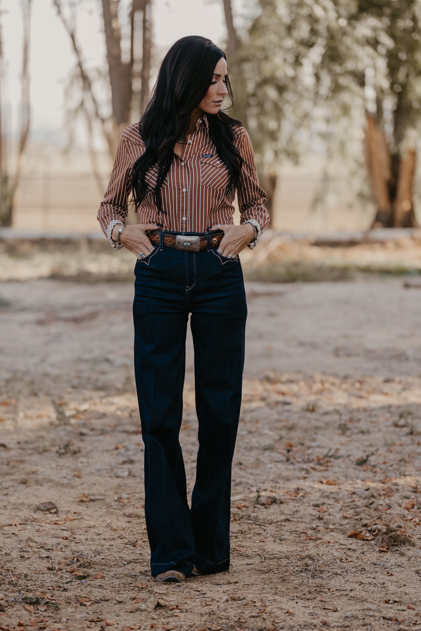 Ridley Pearl Snap Top