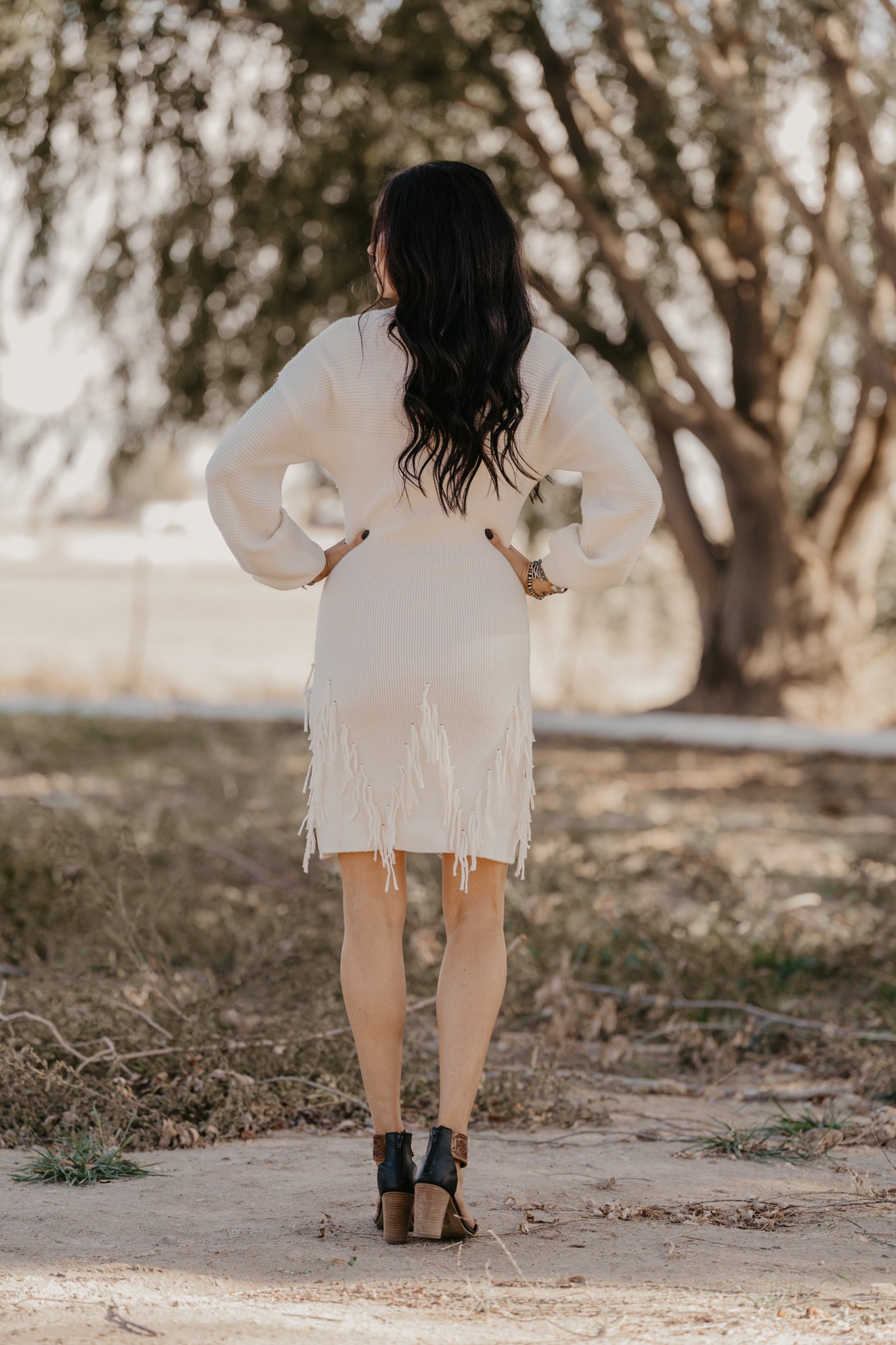 Holly Sweater Dress - Off White