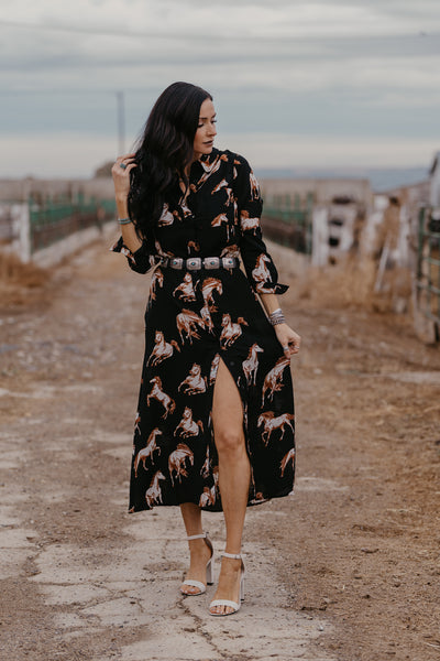 The Vaquera Dress - Black