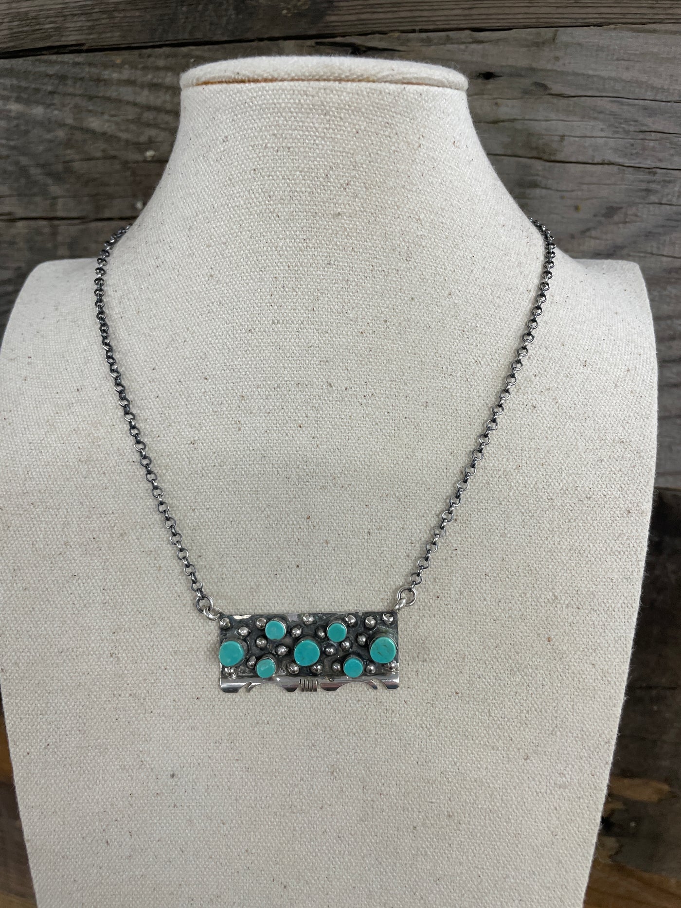 Asher Turquoise Necklace - Blue
