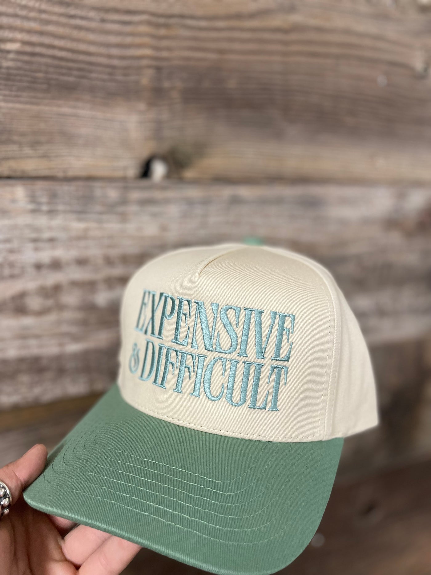 Expensive & Difficult Ball Cap - Sage