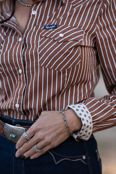 Ridley Pearl Snap Top