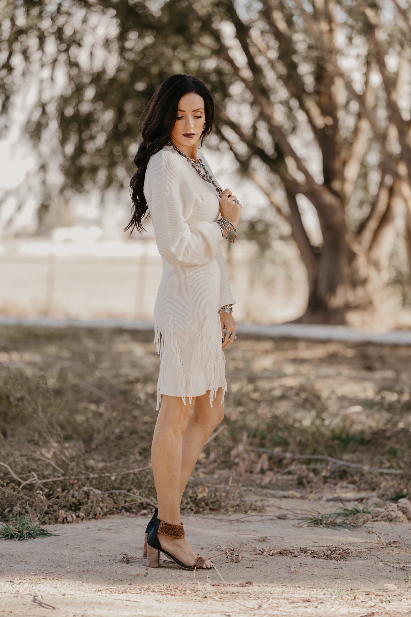 Holly Sweater Dress - Off White