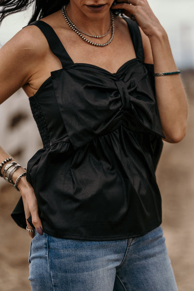 Rodeo Ribbon Top - Midnight