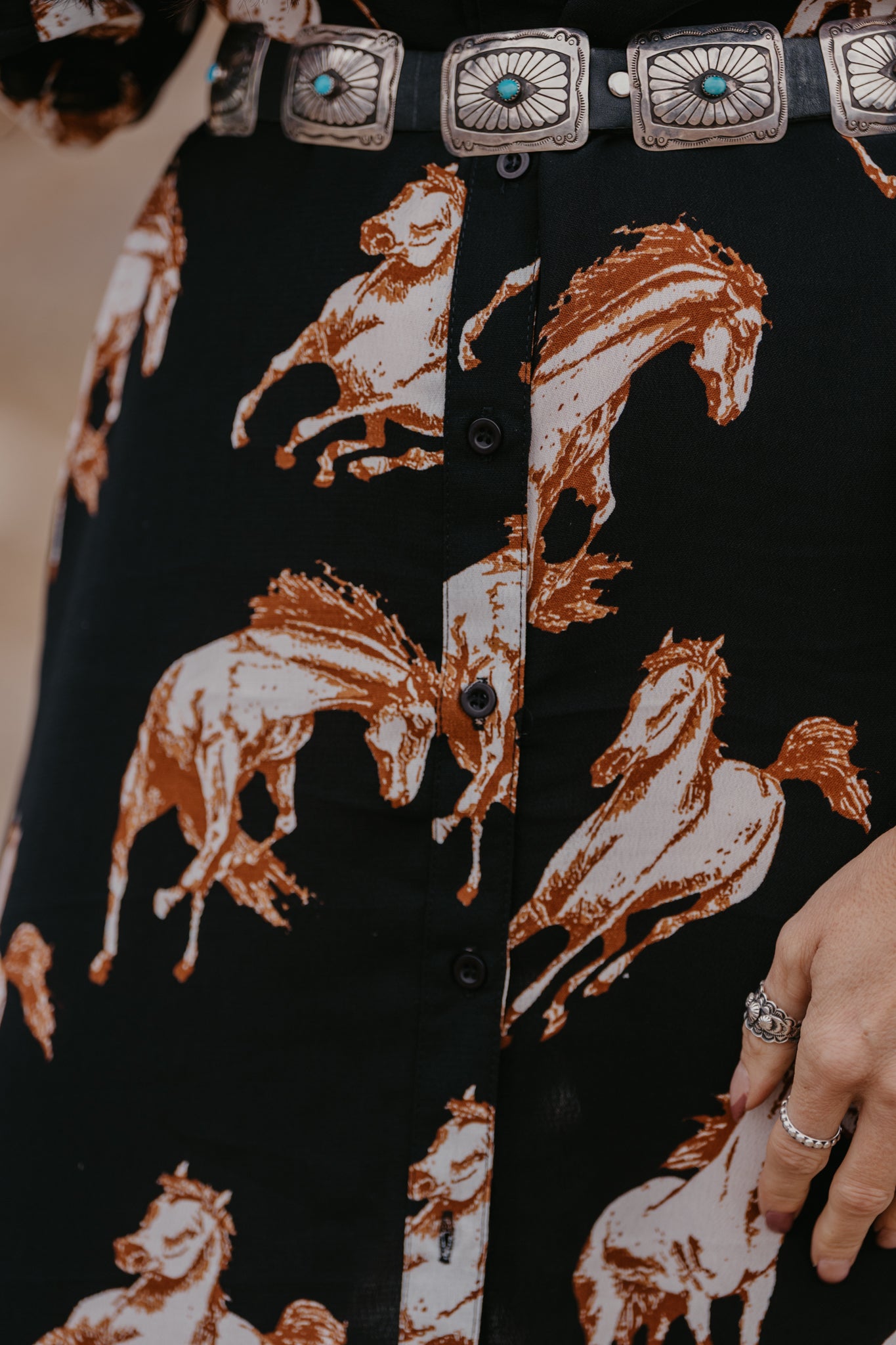 The Vaquera Dress - Black