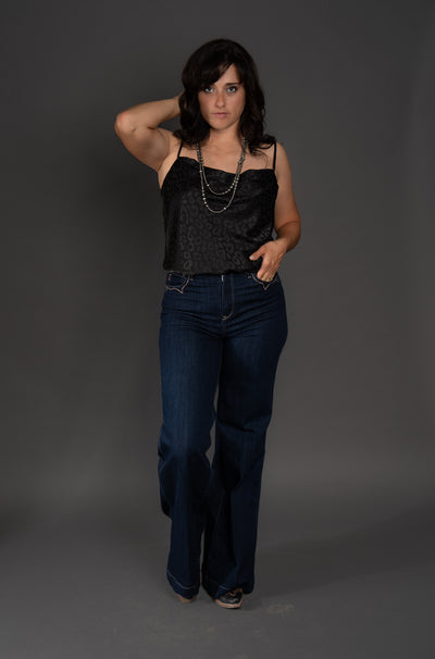 The Lexi Body Suit - Black Leopard