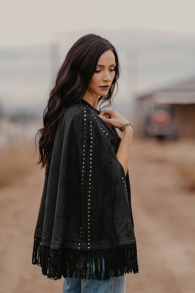 Cara Embroidered Cape