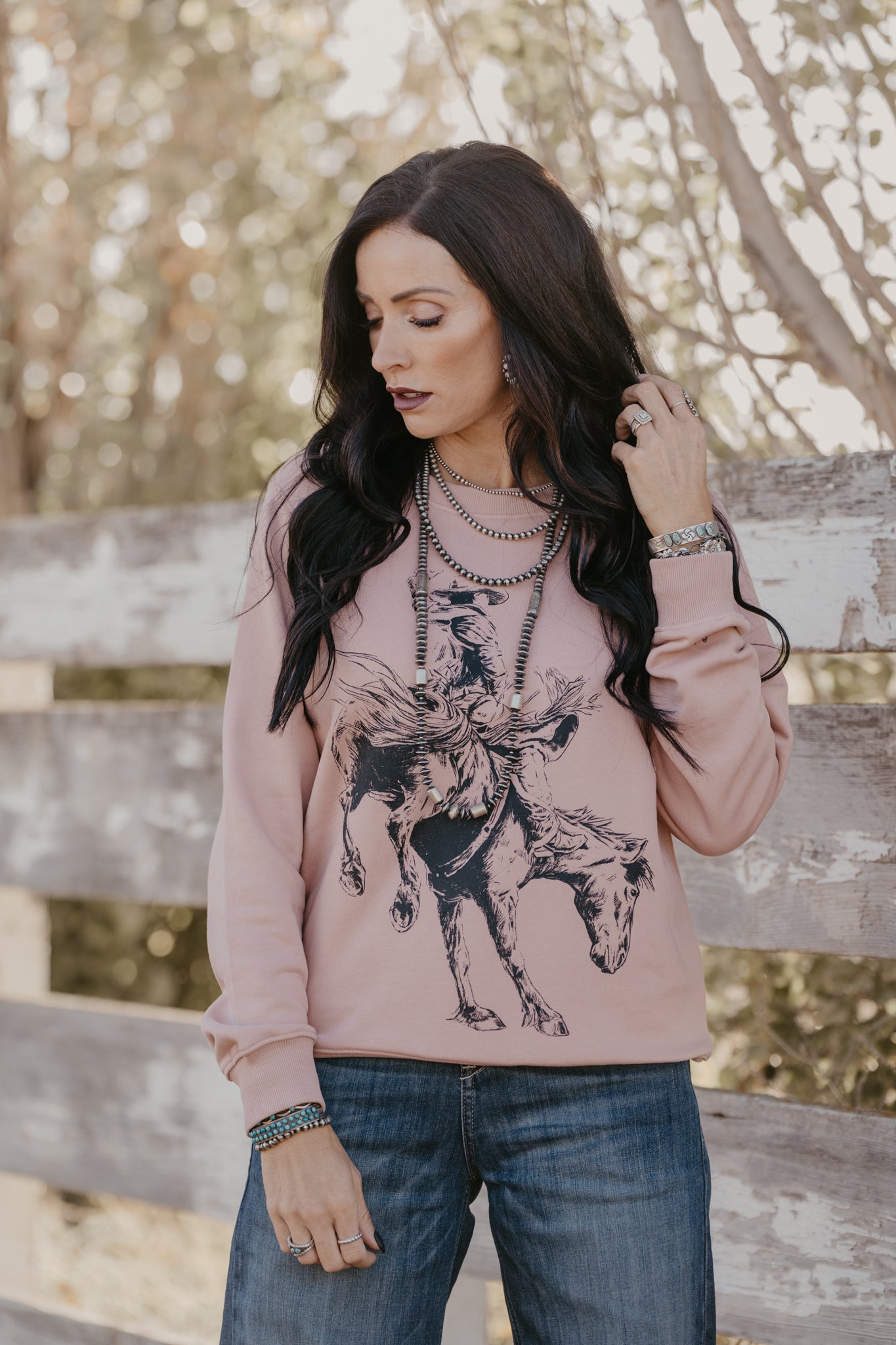 Misty Rose Sweatshirt
