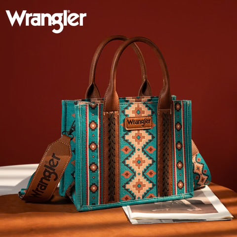 Small Sedona Tote by Wrangler - Turquoise