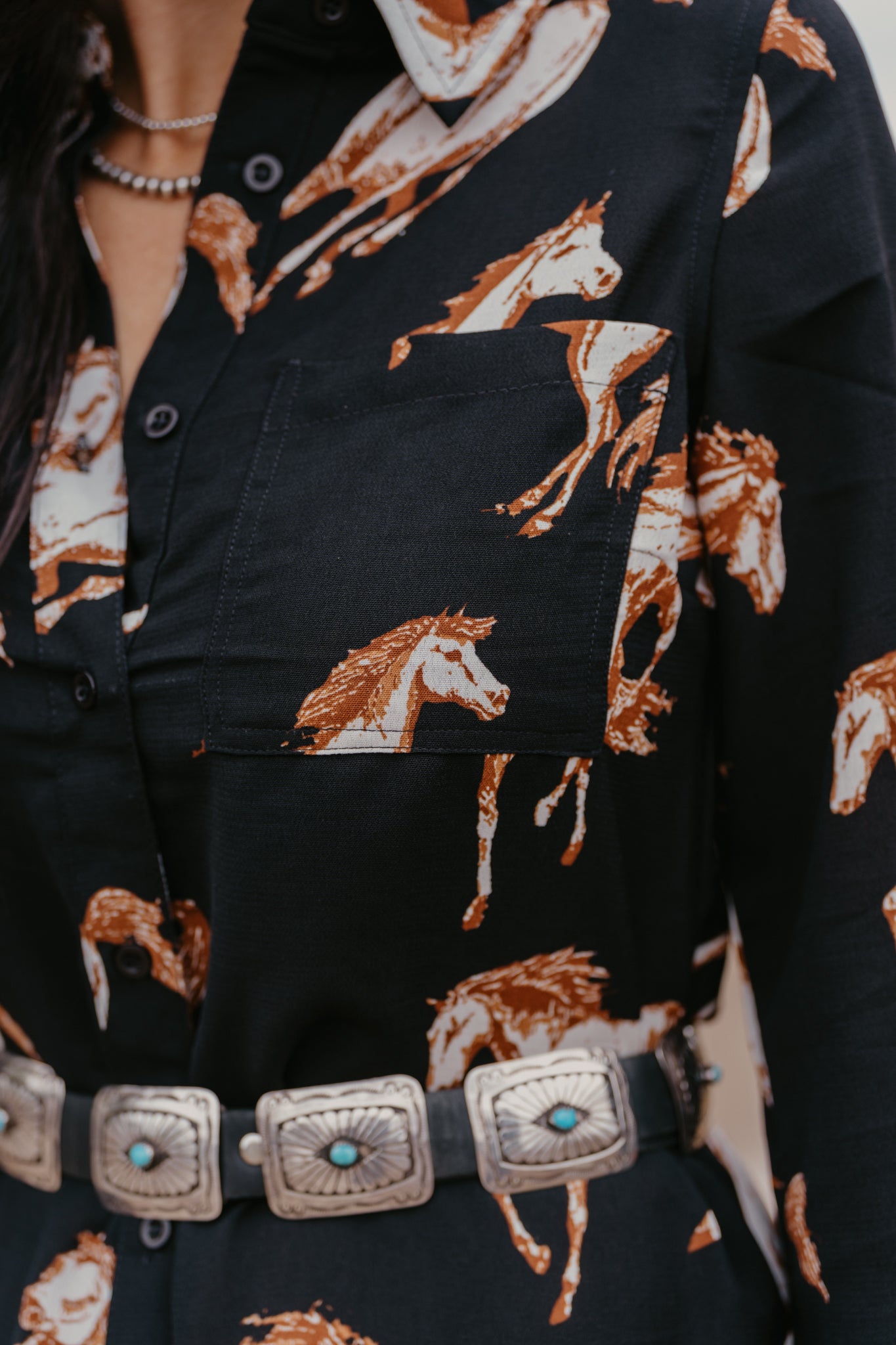 The Vaquera Dress - Black