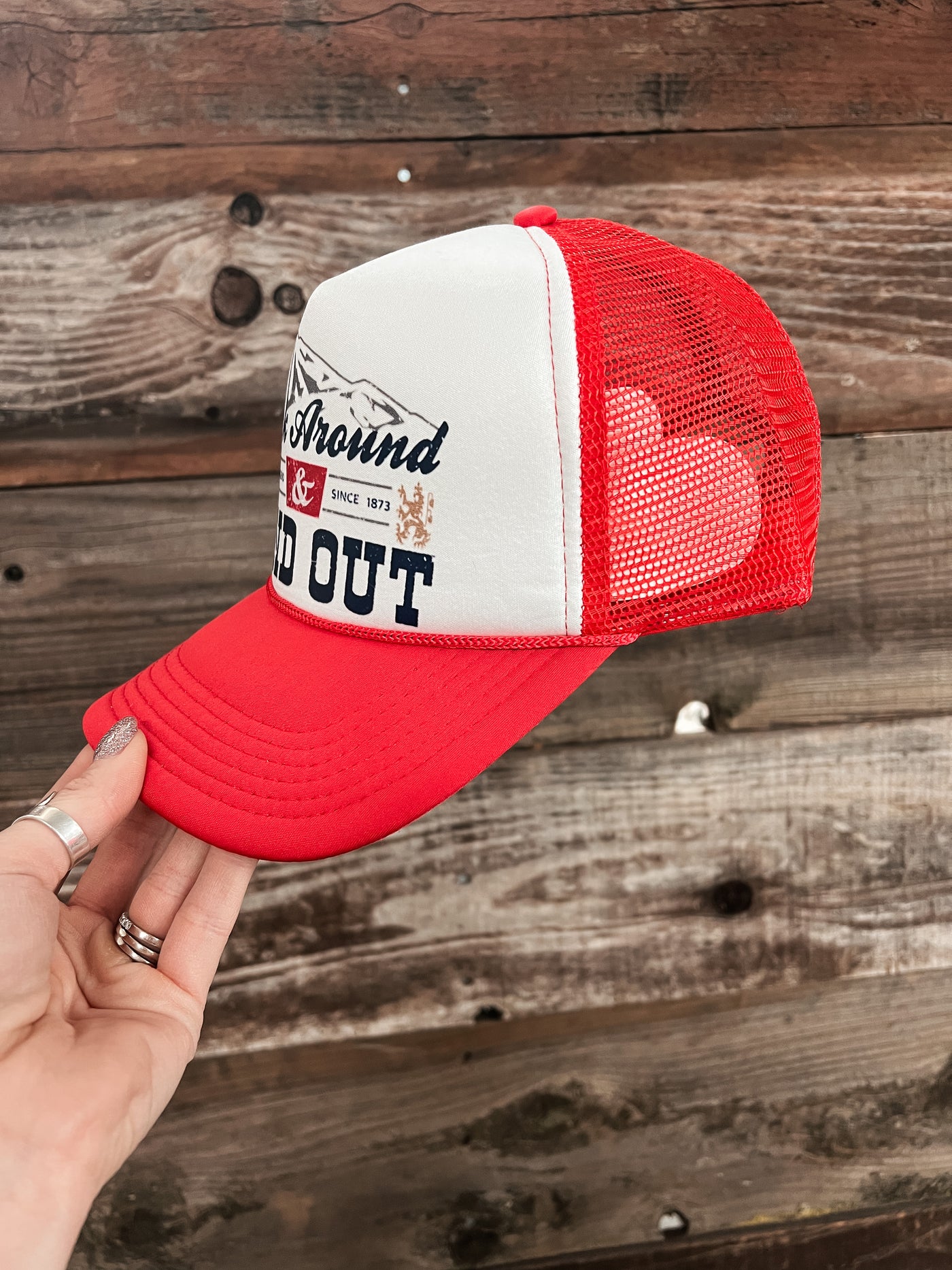 F Around & Find Out Trucker Hat - Red